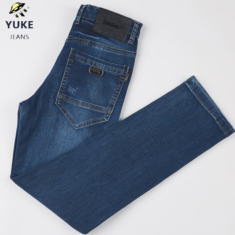Yuke boy, jeans elastikbånd slim fit jeans herre stretch straight jeans børne jeans 8-15 år  m13453