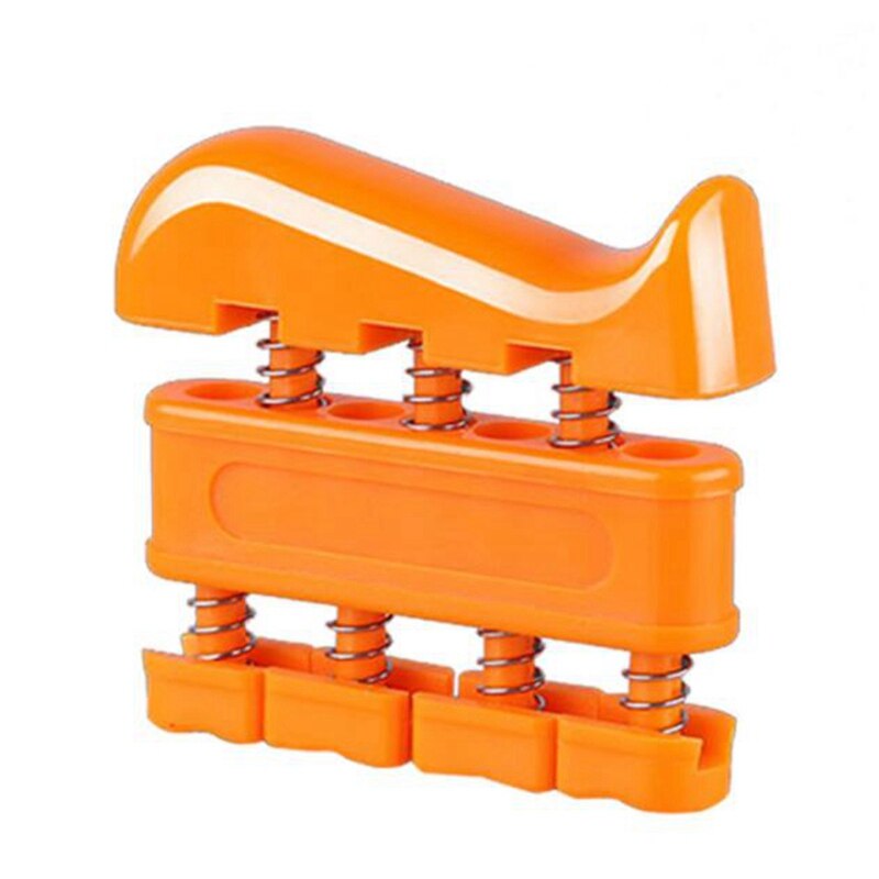 Guitar Finger Strength Exerciser Finger Rehabilitation Exercise Exerciser Piano Finger Strength Trainer Grip Strength Trainer: Orange