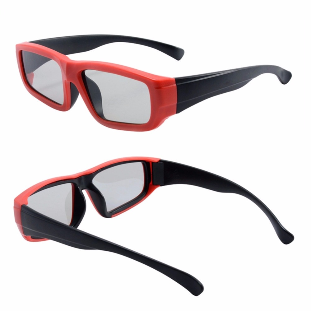 2 pcs Make Gepolariseerde Kinderen Lineaire 3D Bril voor Kinderen, Licht Plastic Passieve Imax 3D GlassesFor Video 'S Movie Bioscopen