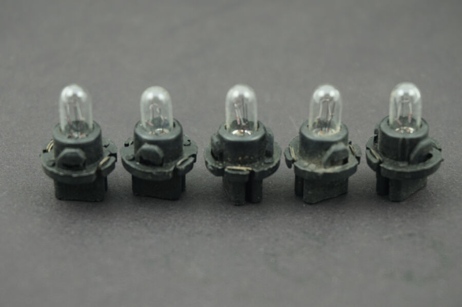 Ampoules et support universels pour tableau de bord T5, voiture 12V 1.4W, 10 pièces