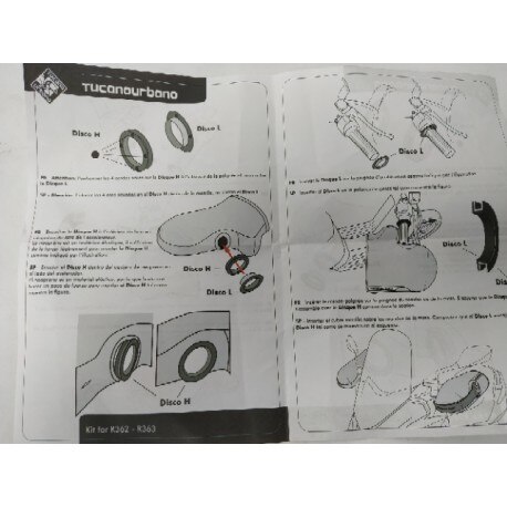 ARANDELA EMBELLECEDORA MANOPLAS TUCANO URBANO R362- R363