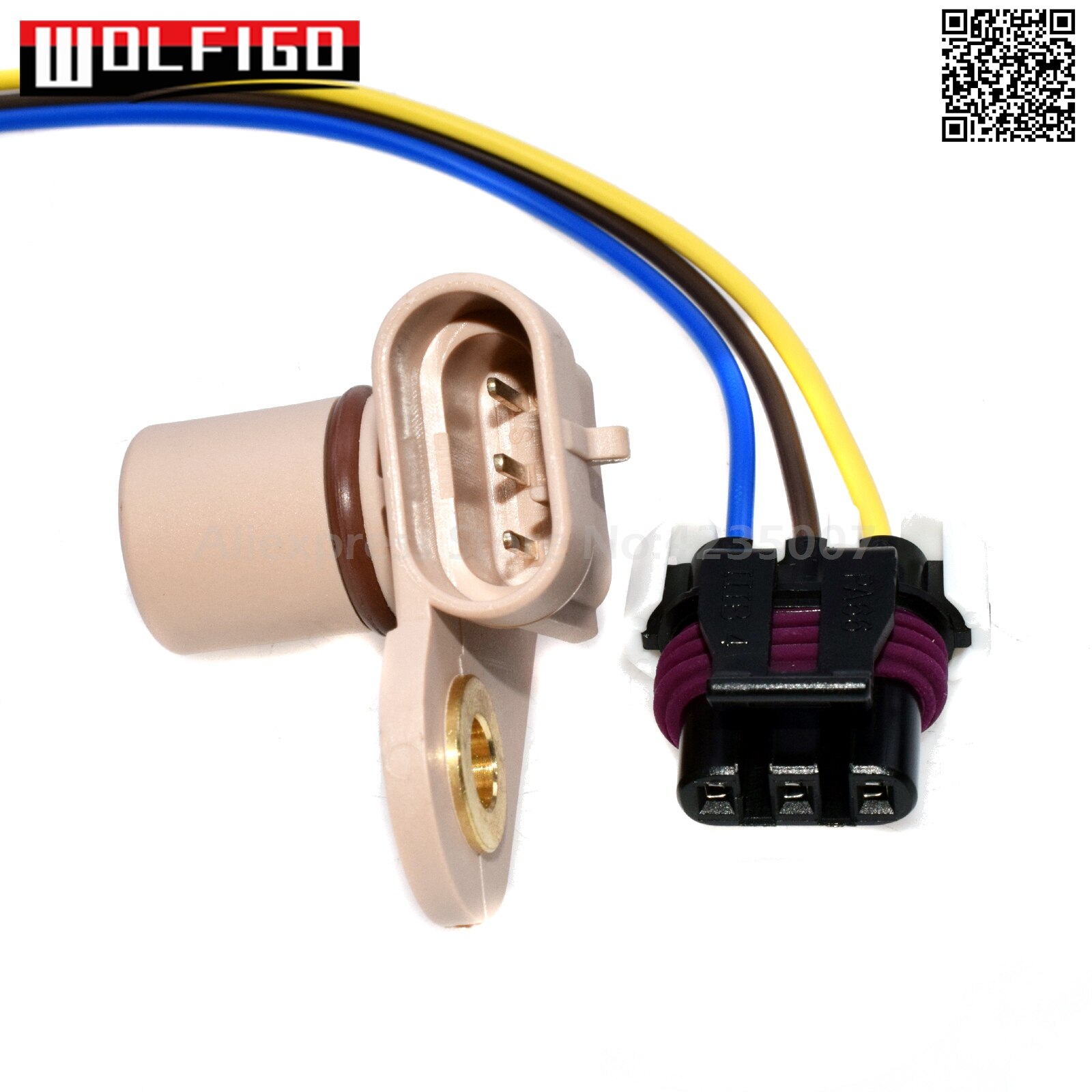 Wolfigo Nokkenas Cam Shaft Postion Sensor W/Pigtail Voor Corvette Camaro Gto LS3 LS7 LS9 12591720,12568983,12585545,12085495