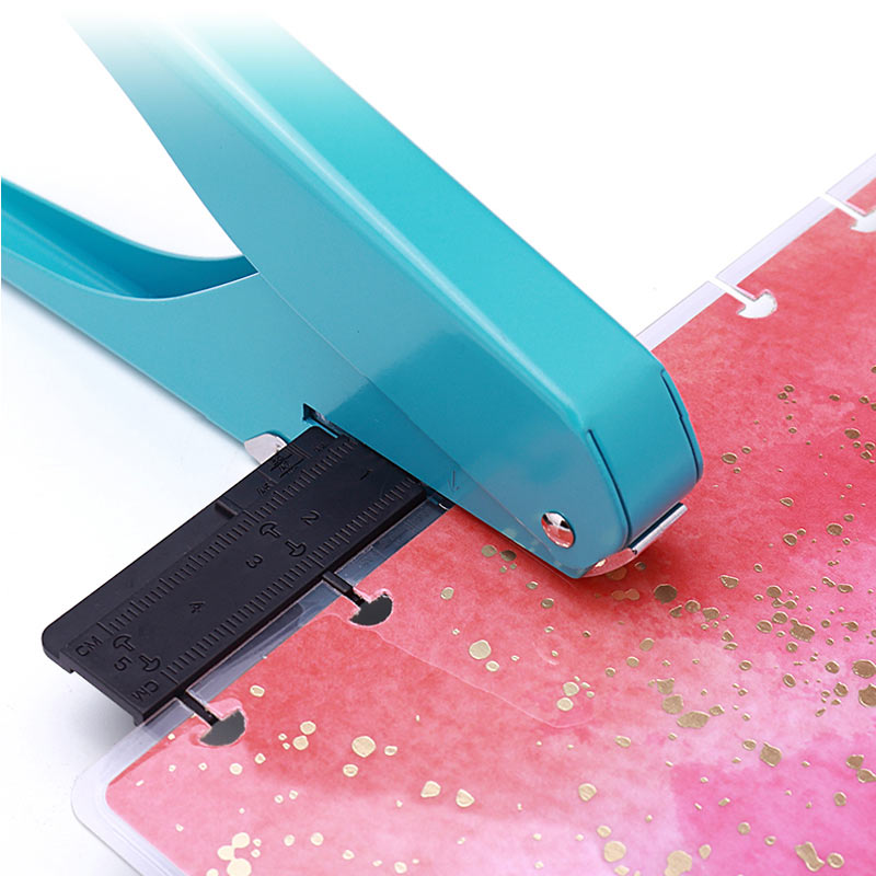 Mushroom Hole Shape Punch for Happy Planner Disc Ring DIY Paper Cutter T-type Puncher Craft Machine Offices Stationery