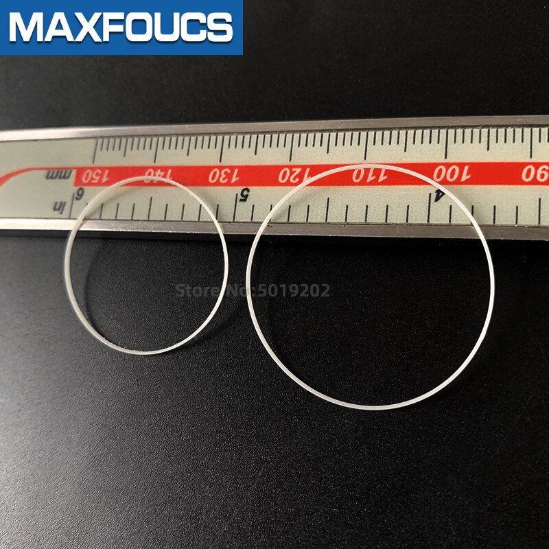 Kunststoff weiß dichtung für kristall glas Interne durchmesser 26-35,5mm Dicke 0,35mm hihg 0,8mm Uhr teile uhr Zubehör, 1 stücke