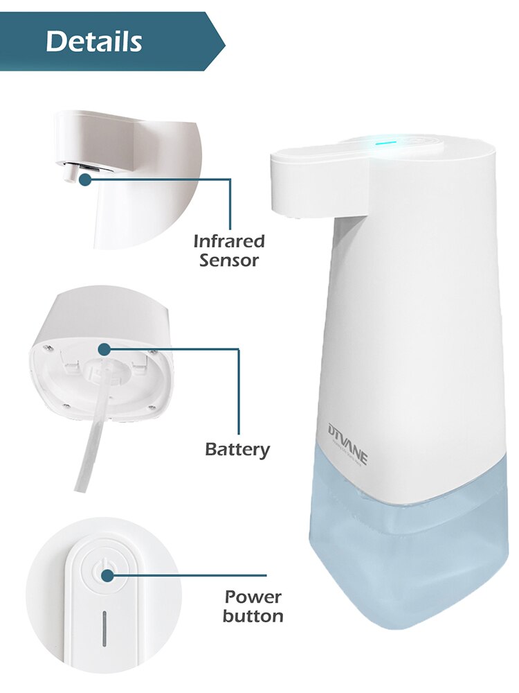 soap dispenser kitchen touchless liquid soap dispenser smart sensor hands