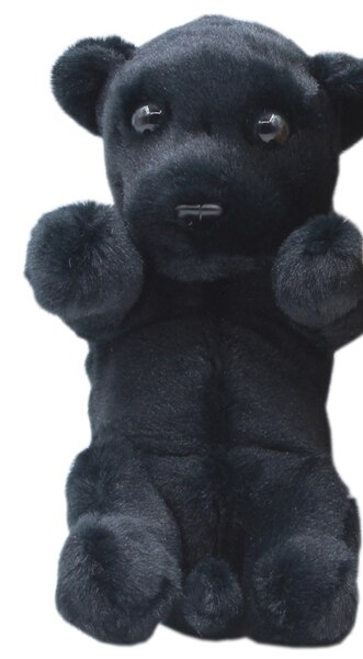 JESONN Realistisch Ausgestopften Tiere Tiger Gepard Leopard Plüsch Spielzeug Panther Löwe löSieg für Kindergeburtstag , 20 CM, Pack von 2: Panther
