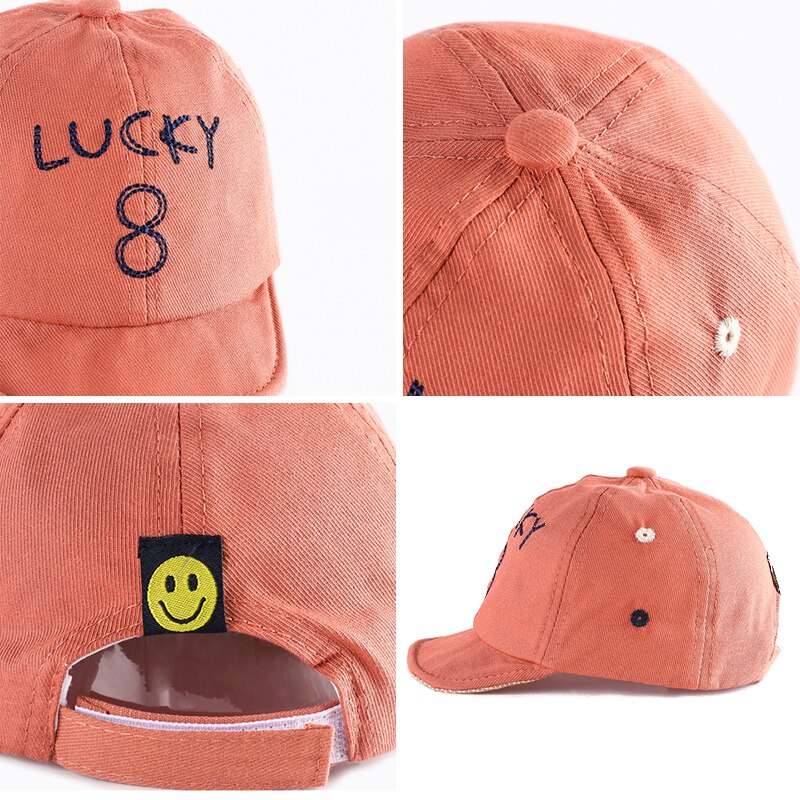 Summer Autumn Baby Cap Letter Number Baby Boy Hat Outdoor Cotton Children Baseball Cap Infant Toddler Peaked Hats