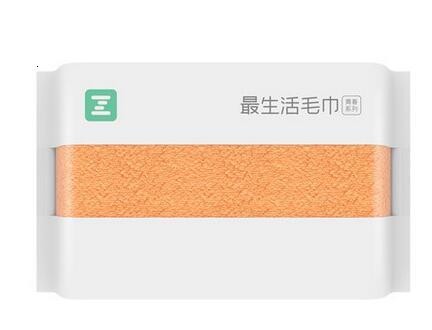 Xiaomi bijgewerkte zsh polyegiene antibacteriële handdoek jonge serie 100%  katoenen handdoeken 5 kleuren absorberende badhanddoek  h30: Oranje 1 pc handdoek