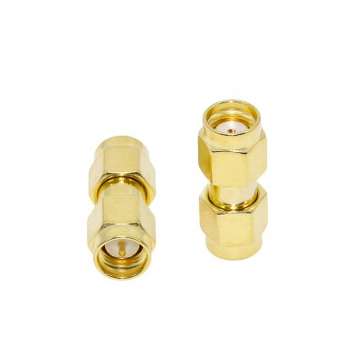 RP SMA adaptateur macho un hembra RP SMA adaptateur macho hembra RF Coaxial acoplamiento barril de nuez convertidor de nuez convertidor: no.13