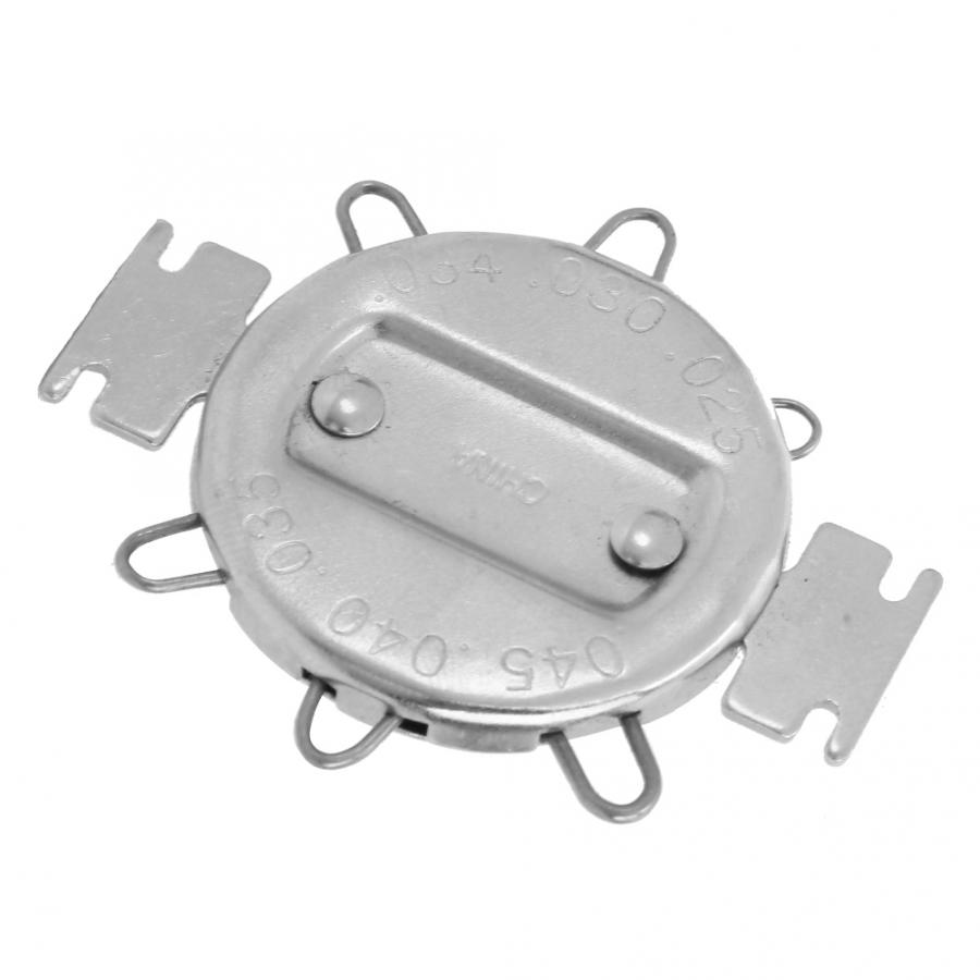 Gauge Spark Plug Gap Gauge Metric Inch Gapper Feeler Gap Adjustment Tool 90 Degree Right Angle Ruler