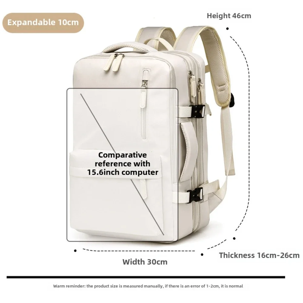 BAGSMART Rugzak 40x30x20 Vliegtuig Cabine Handbagage Rugzak Laptop Rugzak Vliegtuig Reizen School Rugzak Mannen Vrouwen tas