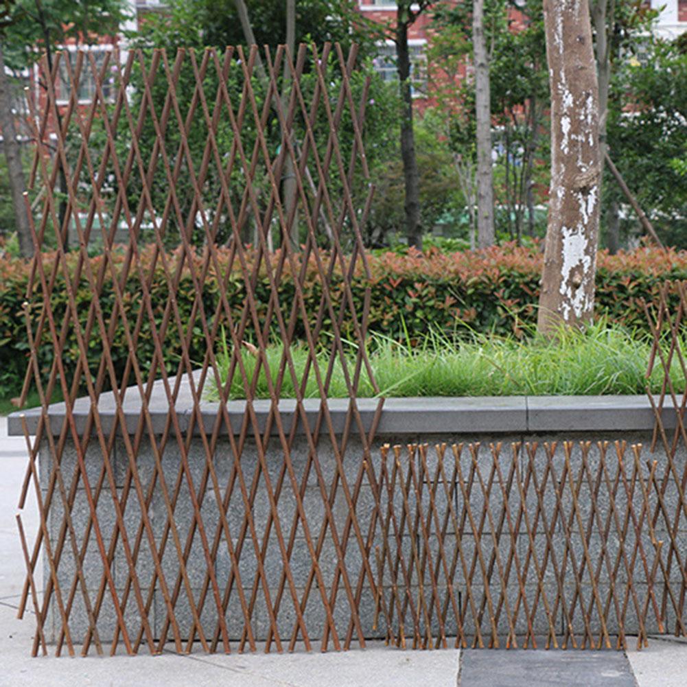 Massief houten schutting duurzaam intrekbaar bloemenrooster plantenklimrek trellis bloementuin huisdecoratie standaard tuinhek
