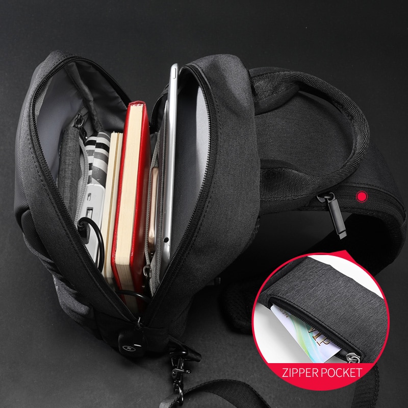 XINCADA Sling Bag Messenger Bag Chest Pack Crossbody Shoulder Bags Small Single Shoulder Packs Man Purses Murse and Bags