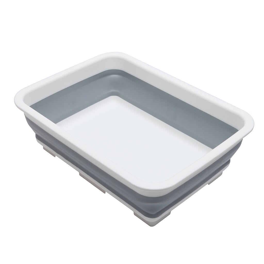 Foldable Basin Simple Life Folding Bucket Portable Camping Fishing Car Washing Tool Wash Basin Outdoor Camping