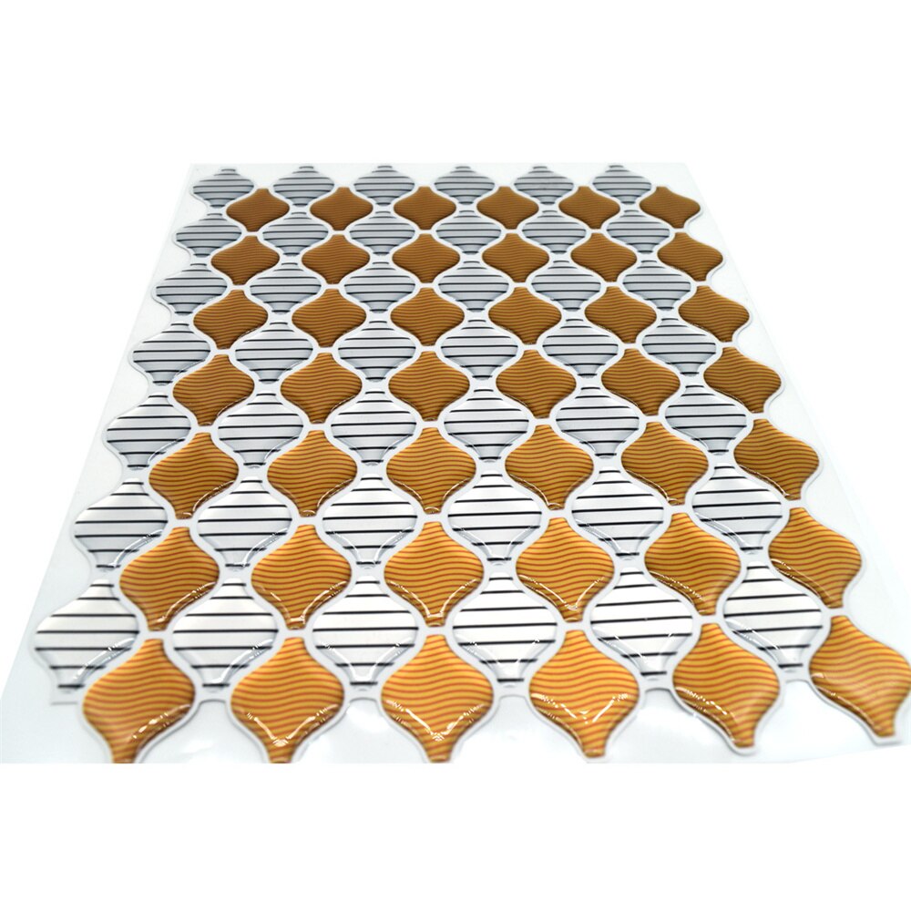 3D Wall Tiles Peel and Stick Kitchen Backsplash Tile Stickers Self Adhesive Stick on Subway Tile Backsplash Heat Resistant