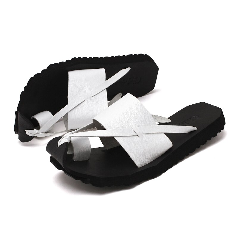 Man Brand Massage Flip Flops Summer Shoes For School Street Casual Slippers Seaside Beach Soft Shoes