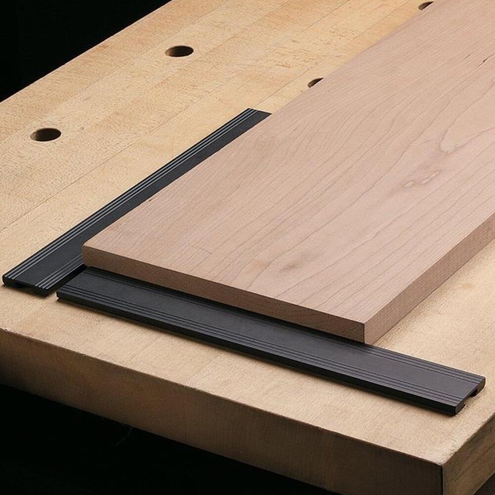Bench Woodworking Tools Auxiliary Clamp Workbench Table 19mm 20mm Dog Hole Baffle Plate Aluminum Alloy DIY Planing Stop Board