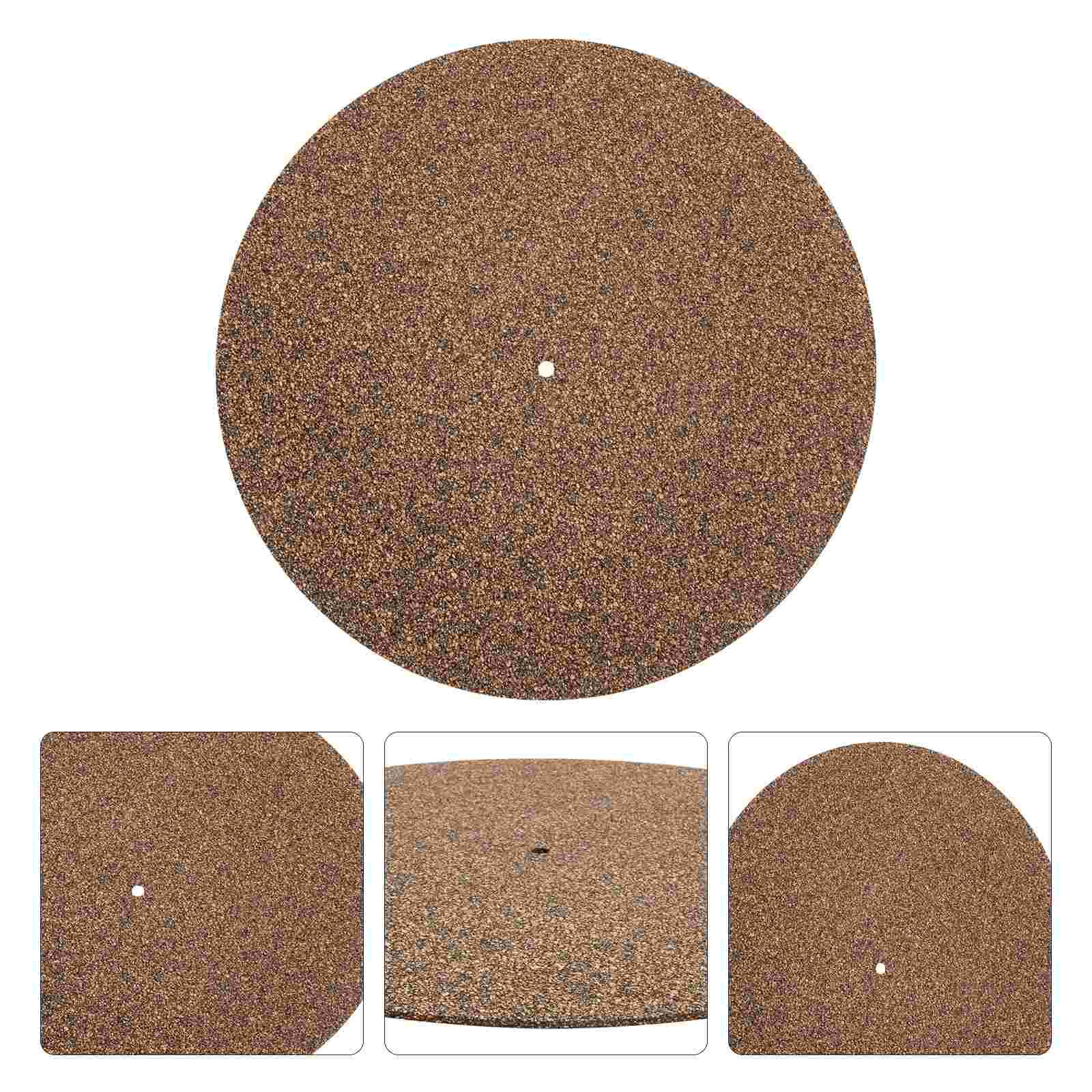 Kurk Platenspeler Mat Kurk Draaitafel Platter Mat Disc Beschermende Mat