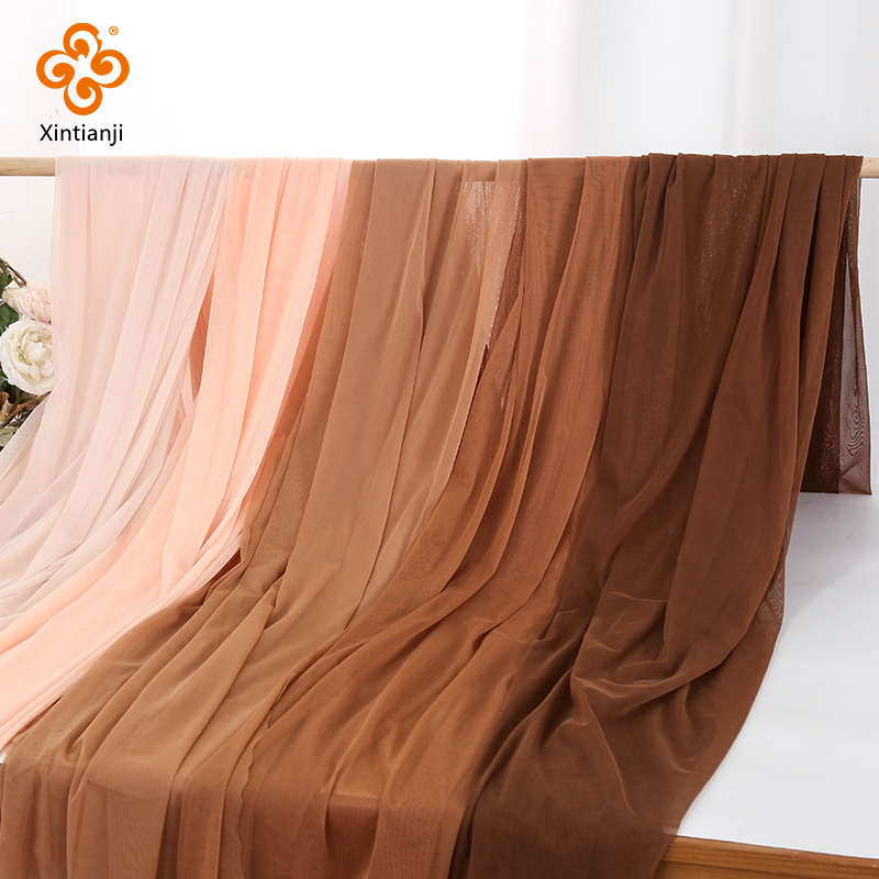 Tela de malla suave elástica de 4 vías, 45x150cm, color carne, por media yarda, para coser ropa, respaldo, vestido, ropa de fondo, tul