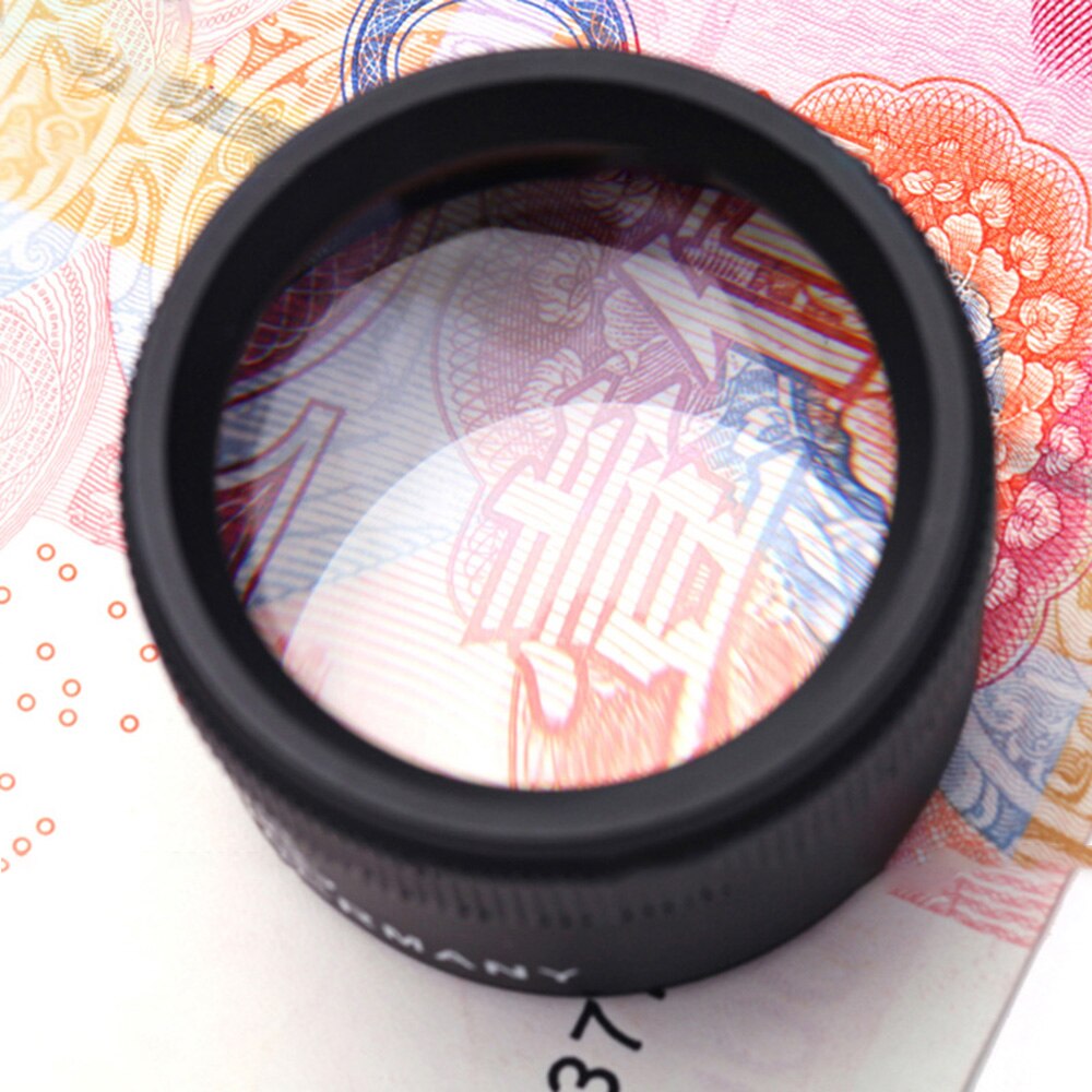 30X HD Magnifying Glass Optical Glass Lens Mini Pocket Magnifier Handheld For Coin Stamps Jewelry Loupe Lens For