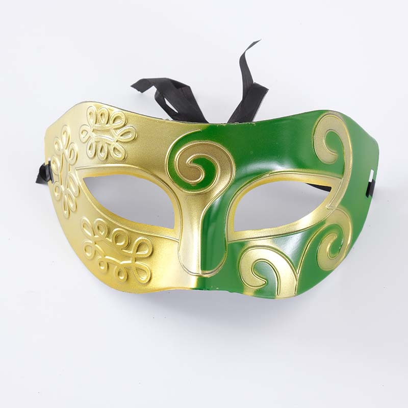 Vintage Zilver Goud Mannen Antieke Gladiator Carnaval Gemaskerd Bal Partij Maskers Cool Retro Mannen Party Maskers
