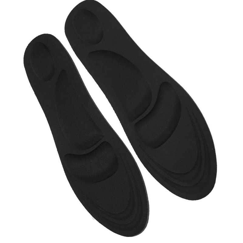 Shoe Sole Pad Insole 1 Pair 4D Memory Foam Massage Insoles Sweat Absorption Men Shoe Pad Footwear Inserts Shoe Massage Inserts