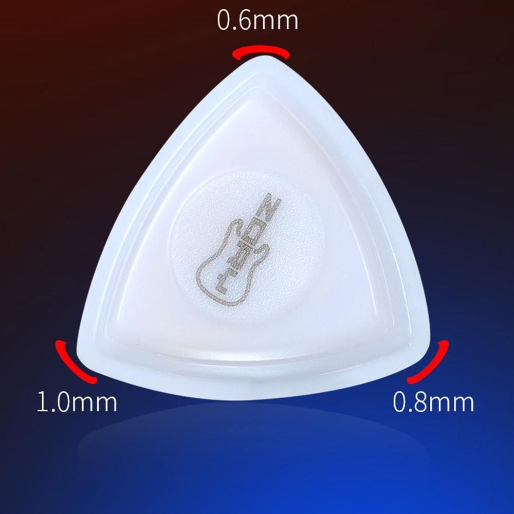 Shining Patent Zory Picks Non-slip Guitar Picks Jazz Plectrum For Electric Acoustic Guitar Bass Folk Color Bling Pick