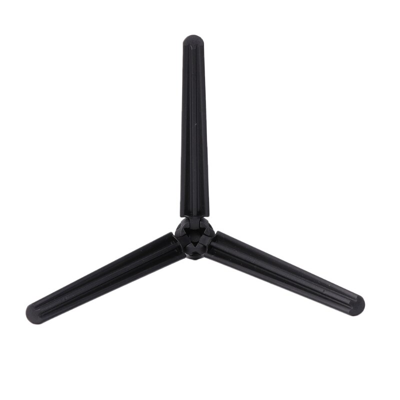 Universal Black Plastic Tripod Cell Phone Camera Rotation Desktop Base Support R9JB