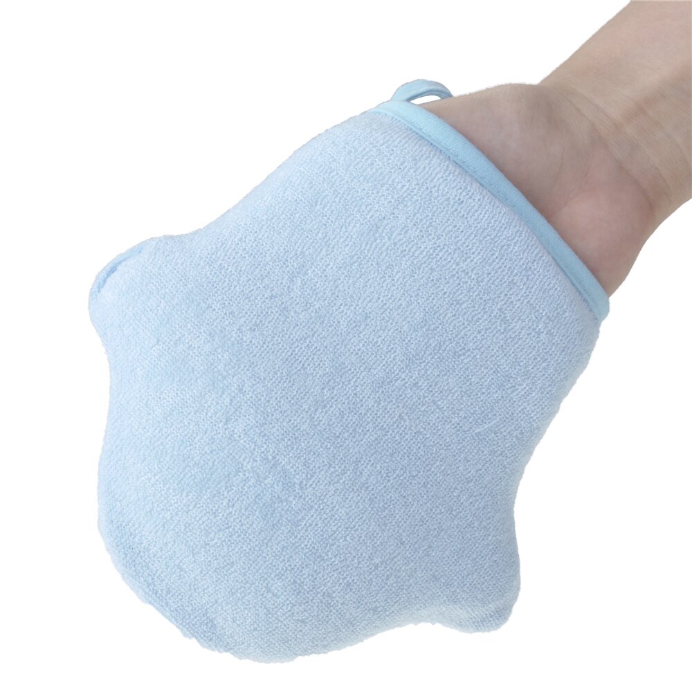 1pc baby badhandske svamp dusch borste för barn barn mjuk skrubb tecknad djur rub handduk