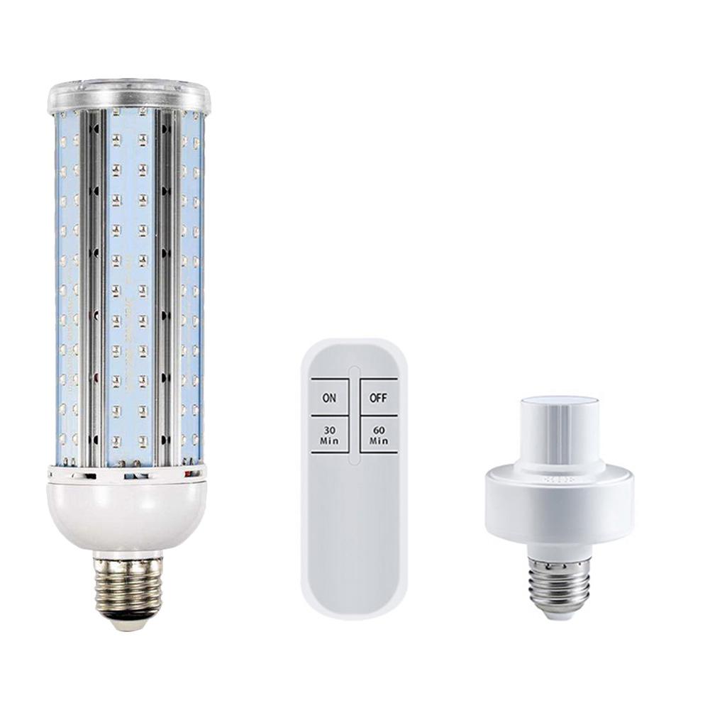40/60/100W UV Germicidal Light Led UVC Light Bulb E27 Germicidal Lamp Remote Control Timing Killing Virus Mite Bacteria Kill Gem