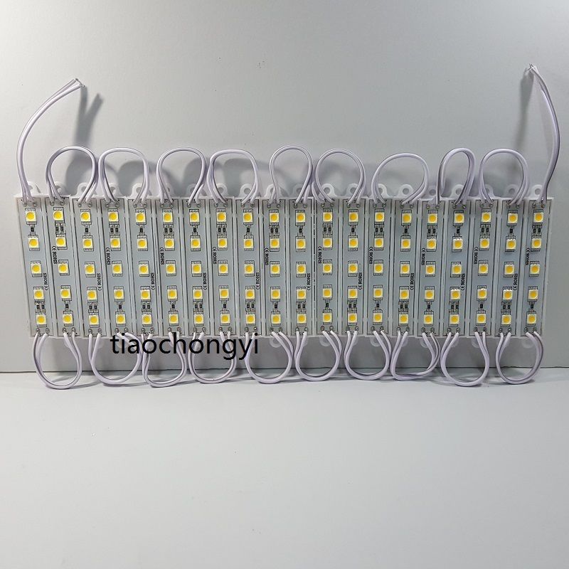 20 Pcs Led Module 5050 Smd 5led Waterdichte IP65 Super Heldere Backlight DC12V