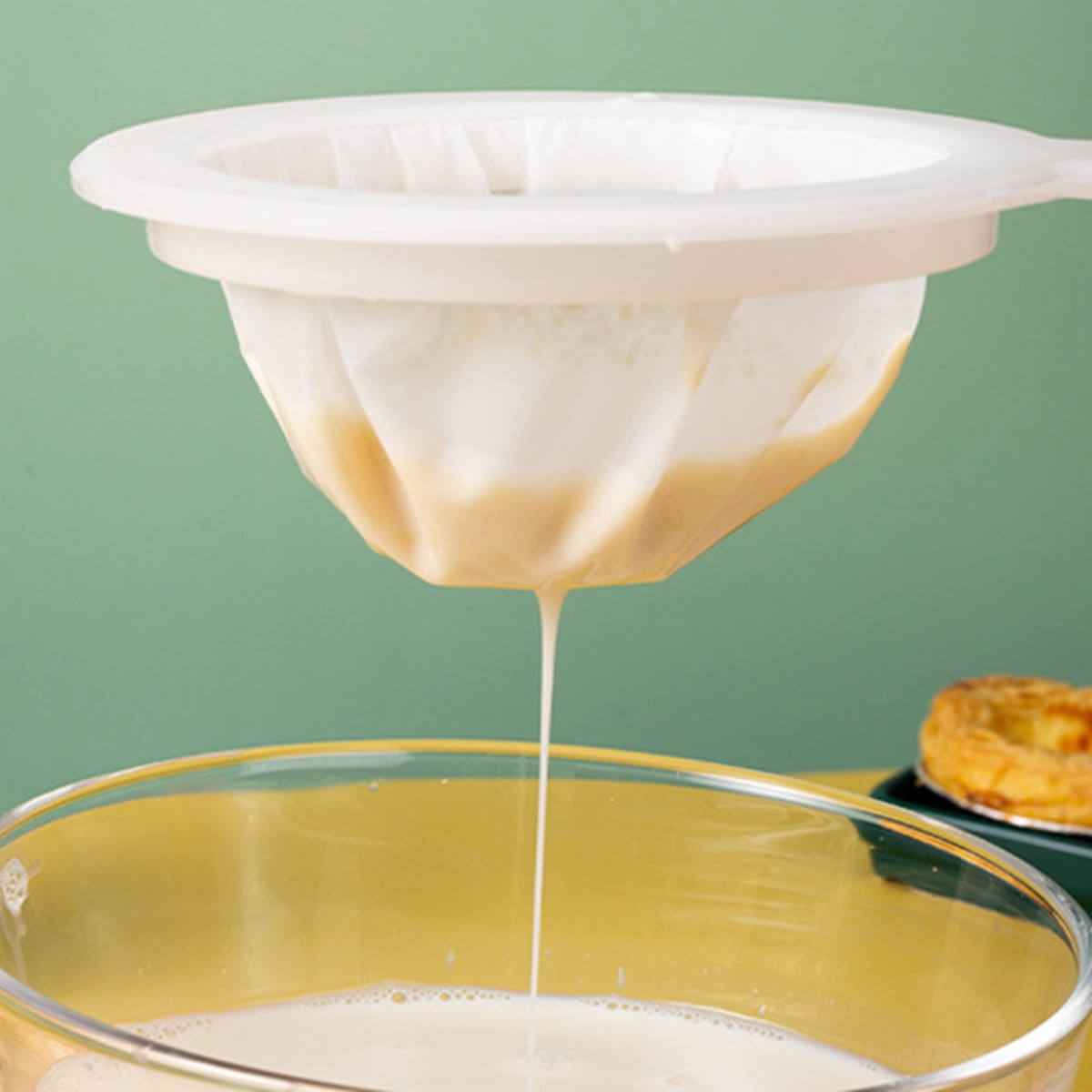 100/200/300/400 mesh bar cocktail si super fine mesh si konisk mad filter ske til øl mælk yoghurt bar værktøjer