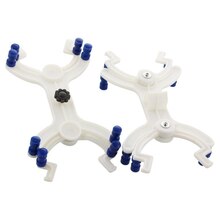 5 stk/plast bilateral burette klemme sommerfugl klip titrerings klip burette special klip kemi undervisningsinstrument