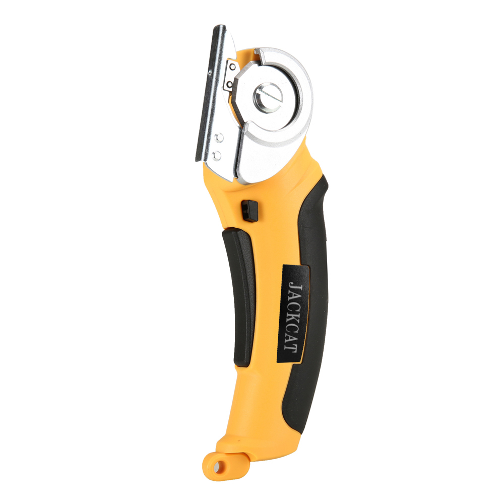 6mm Elektrische Schere Schneiden Dicke Stoff Schneiden Maschine Pappe Leder Kunststoff Trimmer Elektrische rotierend Tuch Cutter