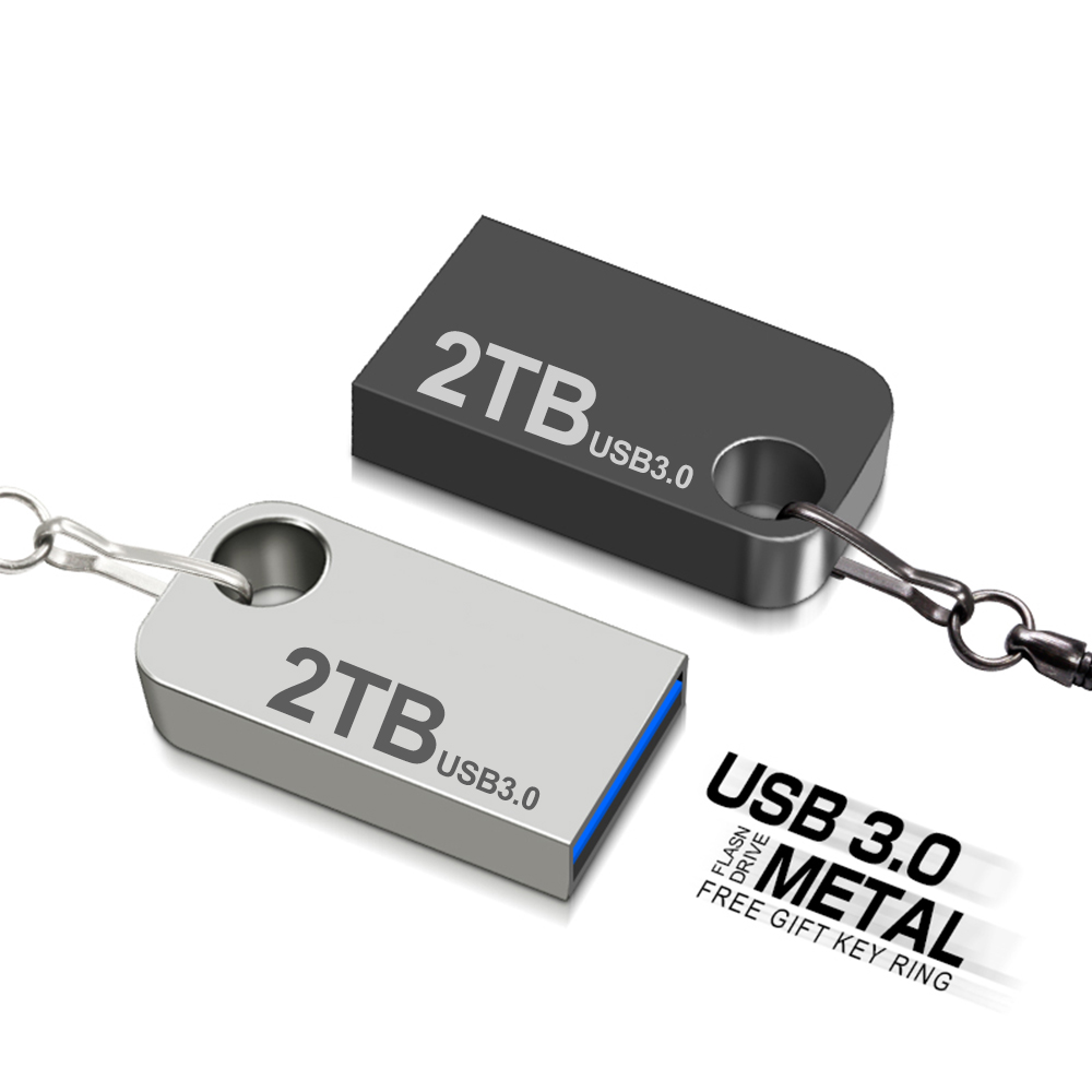 Mini USB 3.0 Flash Drive 2TB USB Flash Pendrive 1TB 512GB 128GB Metal USB Opslagstick USB Pen Drive voor Computer Opslagapparaten