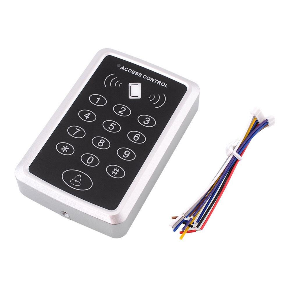 125Khz 12V RFID Security Entry Door Reader Card With Keypad Mini Portable Proximity Smart ID Access Control Machineb Controller