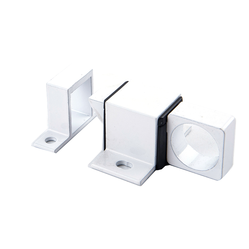 Aluminum Alloy Door Bolt Latch Security Automatic Window Gate Spring Bounce Lock Spring-loaded Pin: Bronze