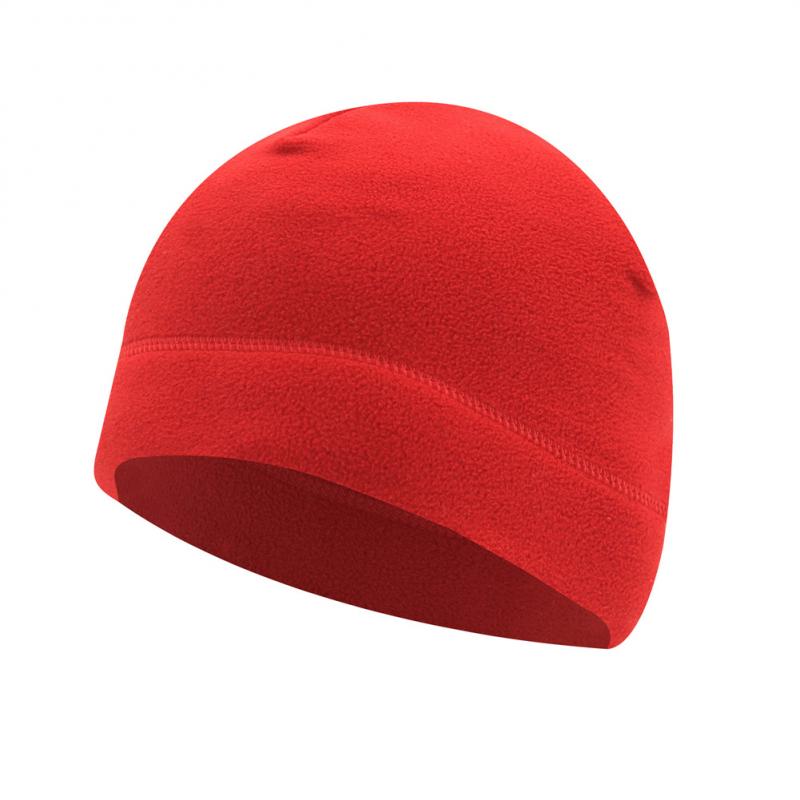 Sombrero de lana para deportes al aire libre, gorro de lana cálido a prueba de viento y frío para escalada de montaña, ciclismo, esquí, correr, Camping, Unisex: red