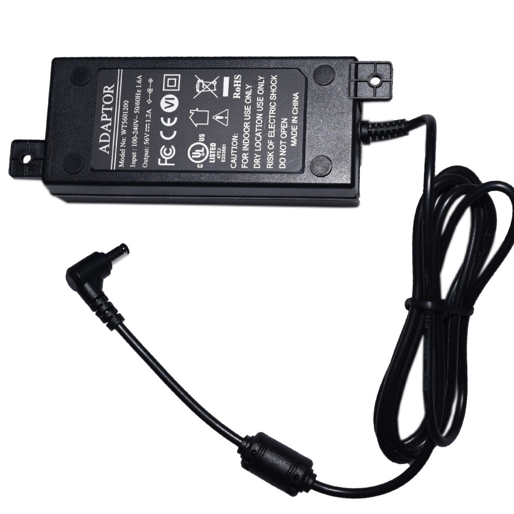 1 Port Gigabit Power over Ethernet PoE Injector with Power Supply 56v 60w power 802.3bt device: WT-GPOE-1-AB-56v60w