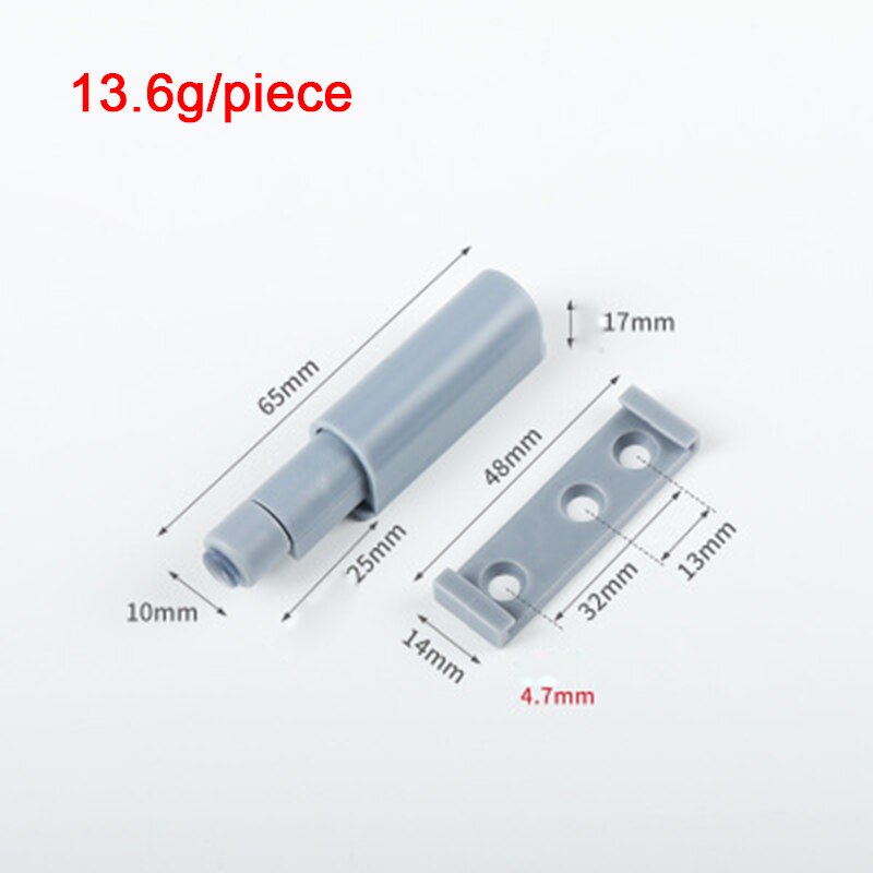 Magnetische Kabinet Vangt Kast Klink Push To Open Kast Lade Deur Touch Stop Demper Buffer Pull Push Onzichtbare: 0003