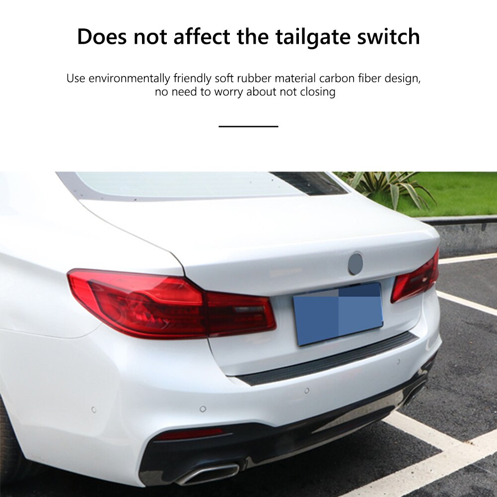 Universele Kofferbak Guard Plaat Sticker Achterbumper Trim Bescherming Strip Pad Beschermende Styling Mouldings Auto Stickers