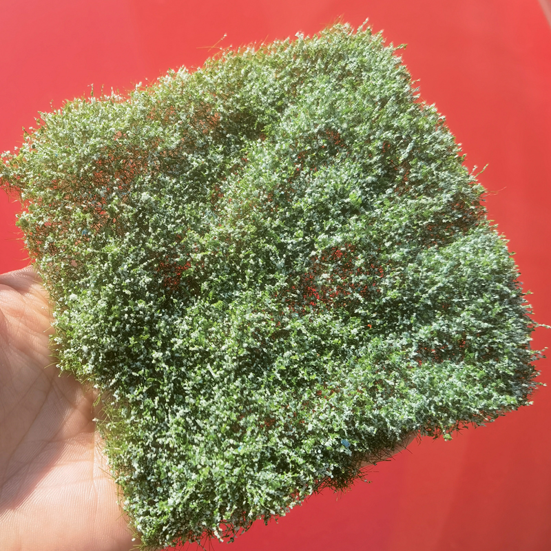 Simuleringsmodell gress plen håndrevne blomsterklaser modellbygging hagedekorasjon gjør-det-selv-materialer modell forstad vegetasjon: Brun