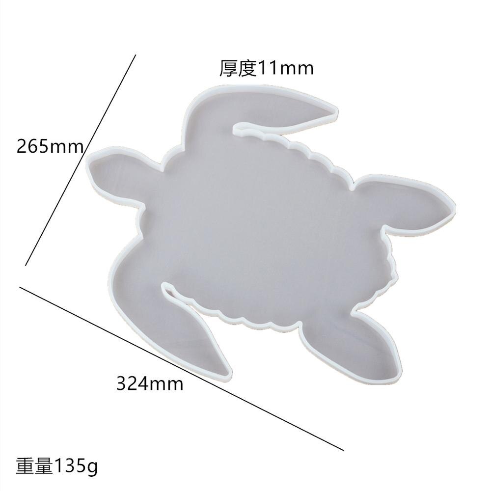 Diy resina epóxi moldes coaster série marinha âncora tartaruga mar grande bandeja molde de silicone para resina arte artesanal mesa decorativa