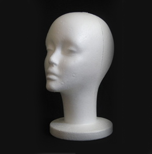 1pc 26.3*53cm piepschuim hoofd model mannequin hoed pruik bril display standaard rek voor pet koptelefoon haaraccessoires