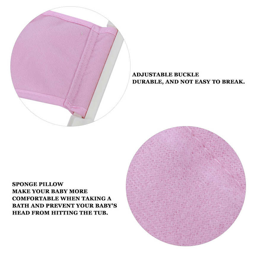 Baby Bath Support Non‑Slip Newborn Bath Comfortable Baby Shower Bathtub Sit Up Mesh for Newborn Baby Boys Girls