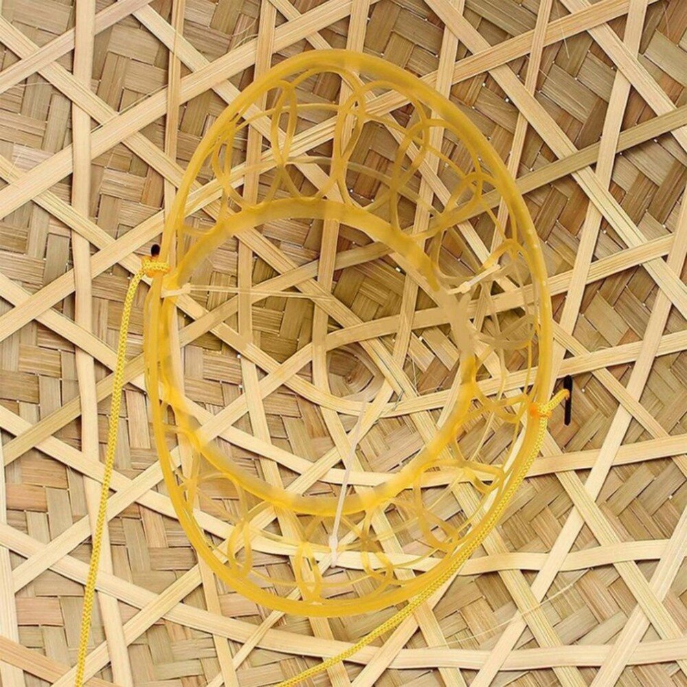 Retro chino de bambú de mimbre sombrero de pescador tejido hecho a mano de paja sombrero del cubo turismo lluvia tapa baile accesorios de pesca sombrilla sombrero