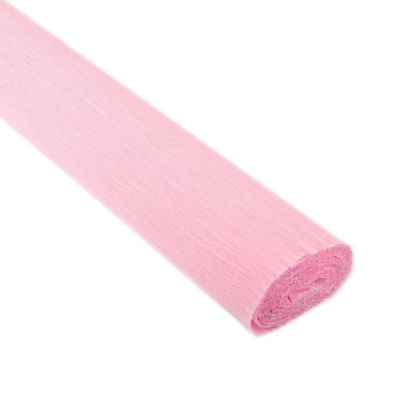 1Pc 250*50Cm Rimpel Papier Arts Craft Materiaal Levert Diy Bloem Wikkelen Rolls Kreppen Papier Thuis Party decoraties: pink