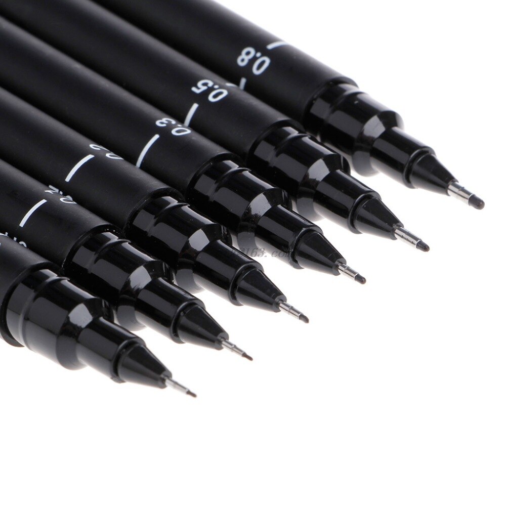 6PCS Portable Drawing Ultra Fine Line Pen Good Che... – Grandado