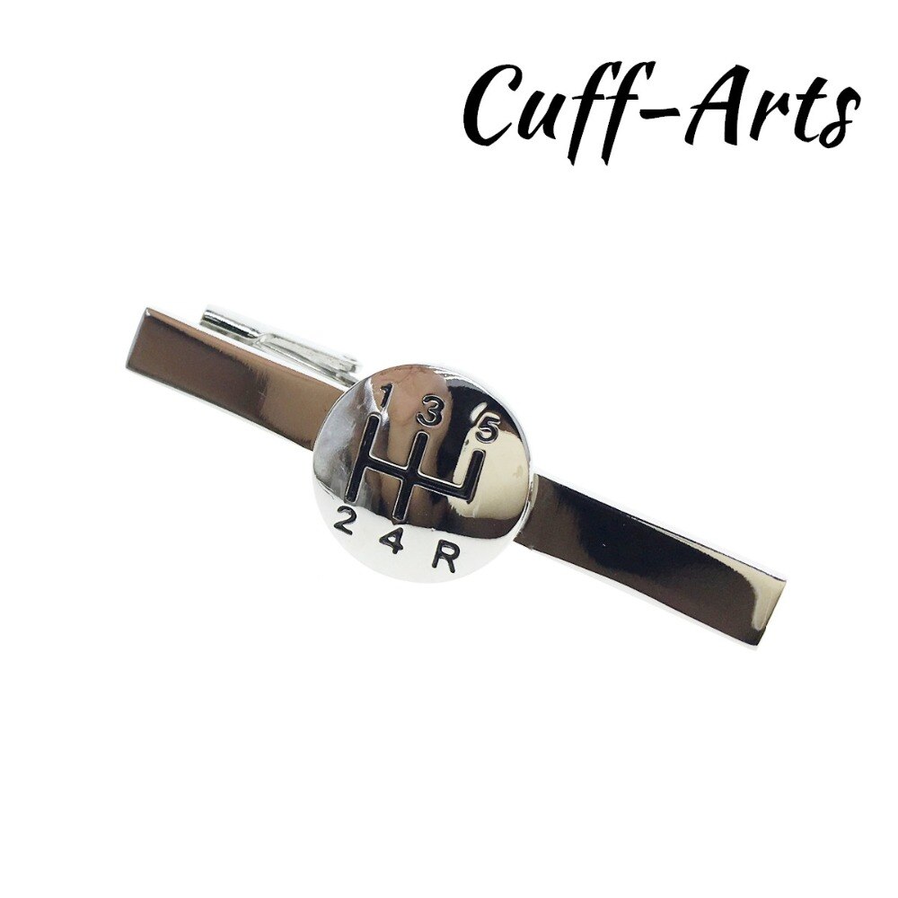 Slipseklemme til mænd gear stick slipseklemme nyhed herre slipseklemme mandlig business til herre smykker by cuffarts  t10022