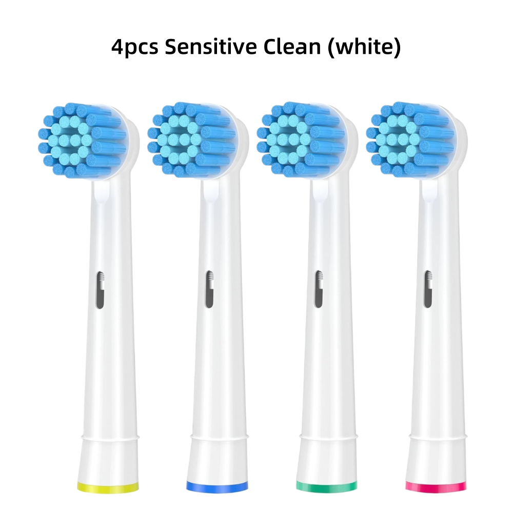 Universelle Bürstenkopf-Nachfüllung für Oral B elektrische Zahnbürste, empfindliche Präzision, saubere Zahnseide, Kreuzfunktion, Bürstendüsen für Oralb: Grün